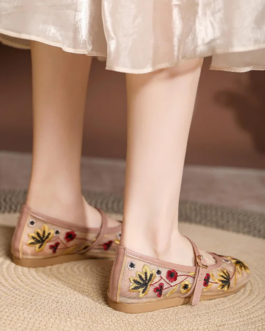 Leah geborduurde ballerina's