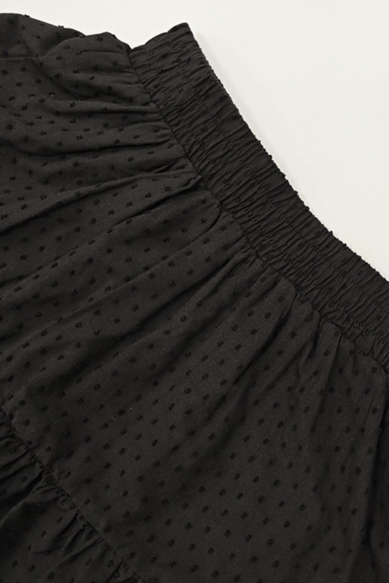 Gelaagde jacquard kanten minirok van Lena