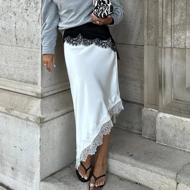 Leslie Asymmetrische midirok