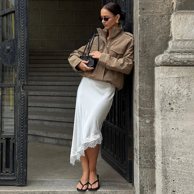 Leslie Asymmetrische midirok