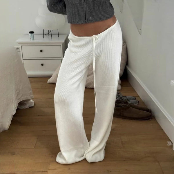 Lorena gebreide loungebroek