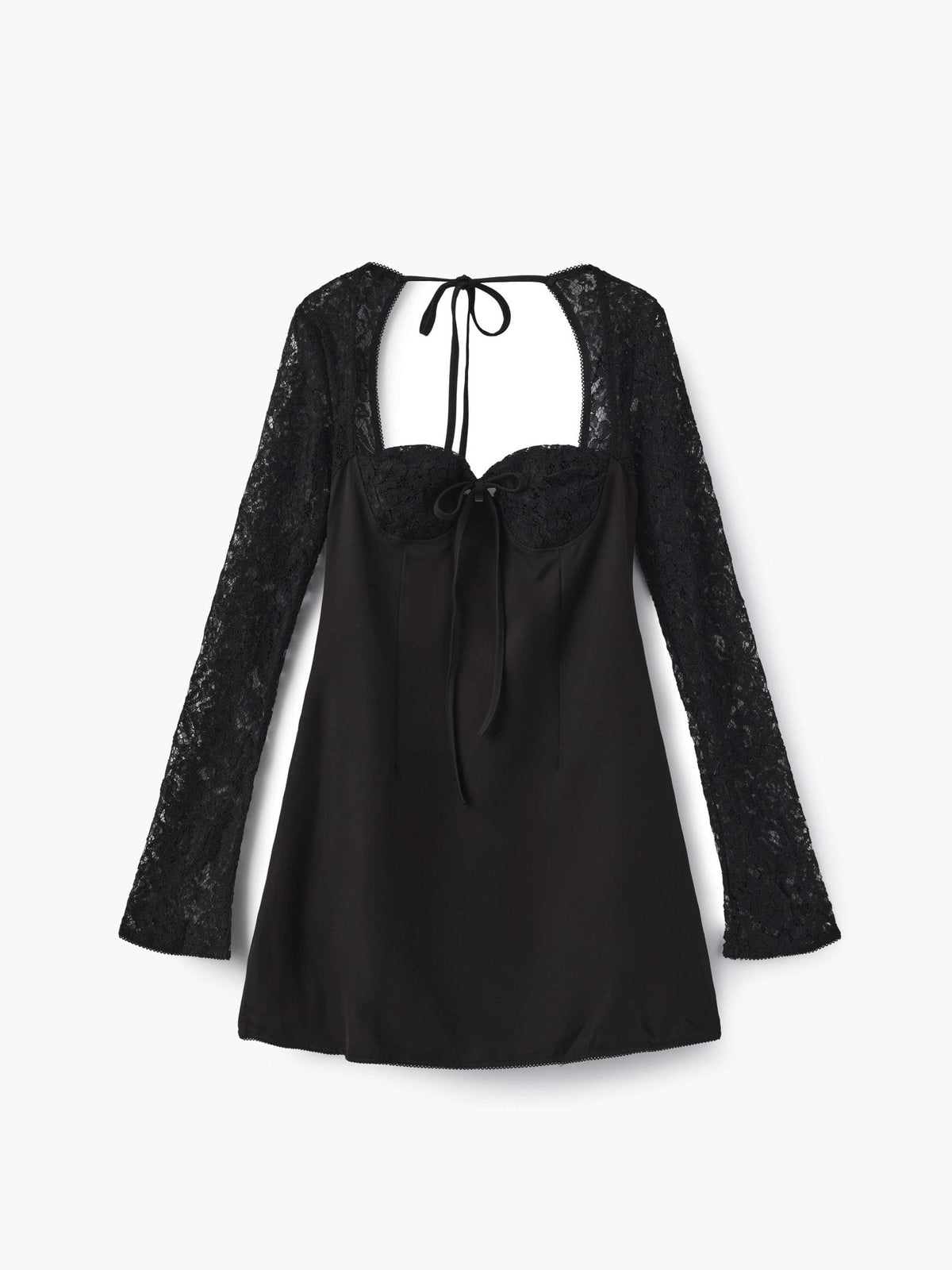Louise mini-jurk met kanten details