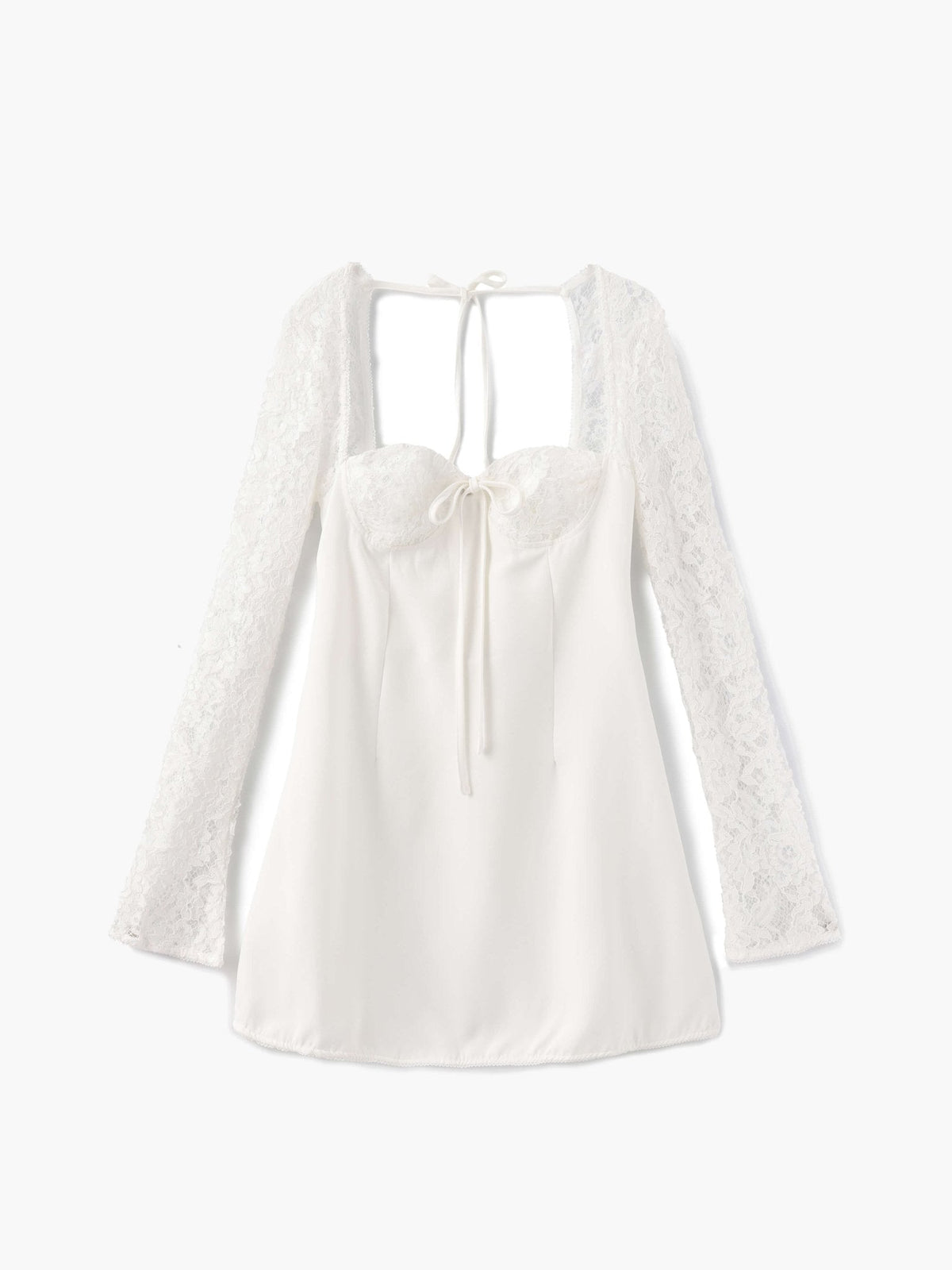 Louise mini-jurk met kanten details