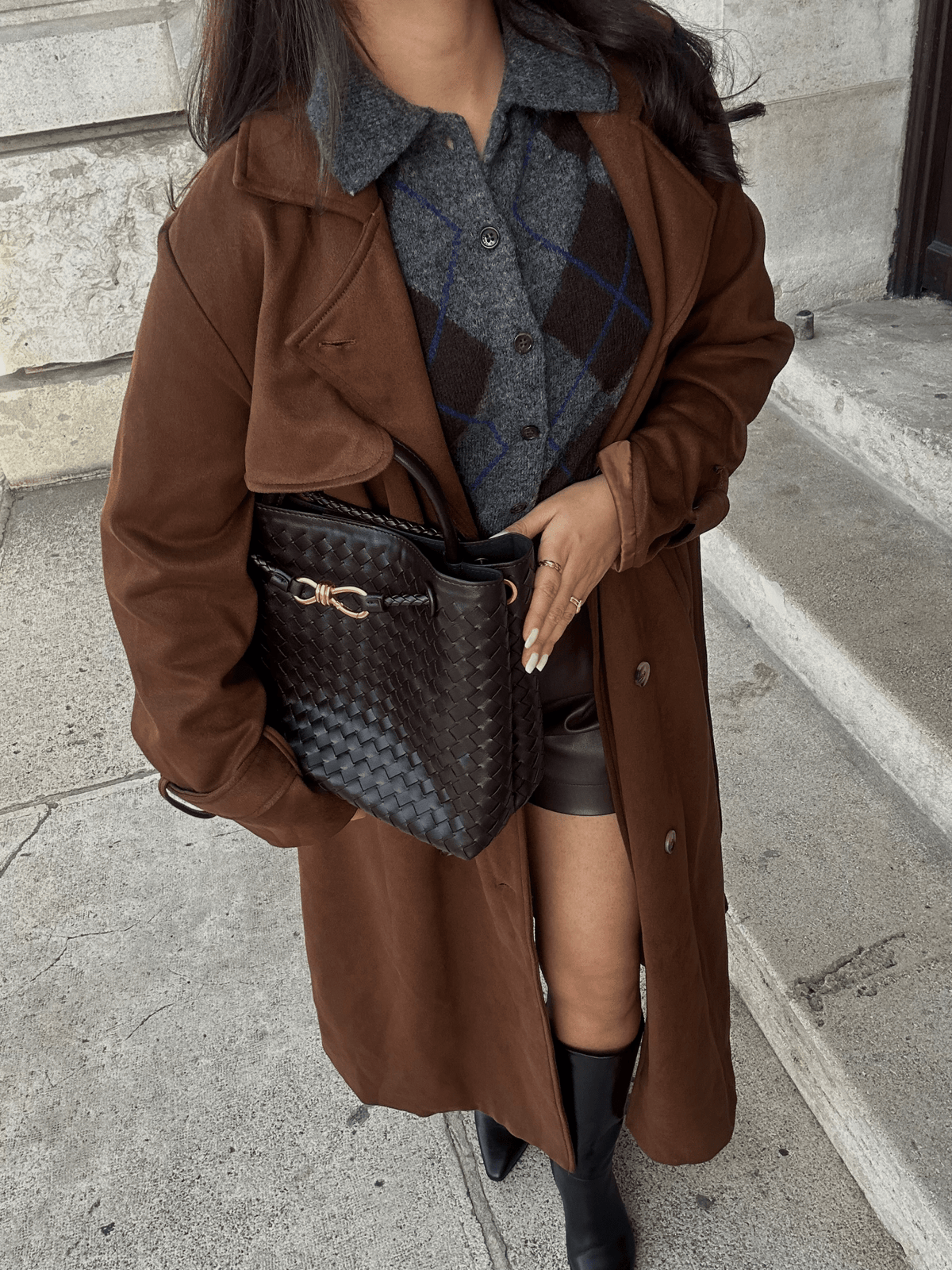 Lucia gevlochten tas
