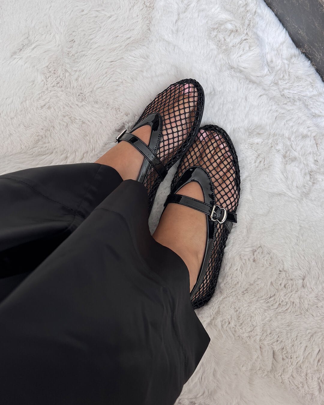 Margaux ballerina's van mesh