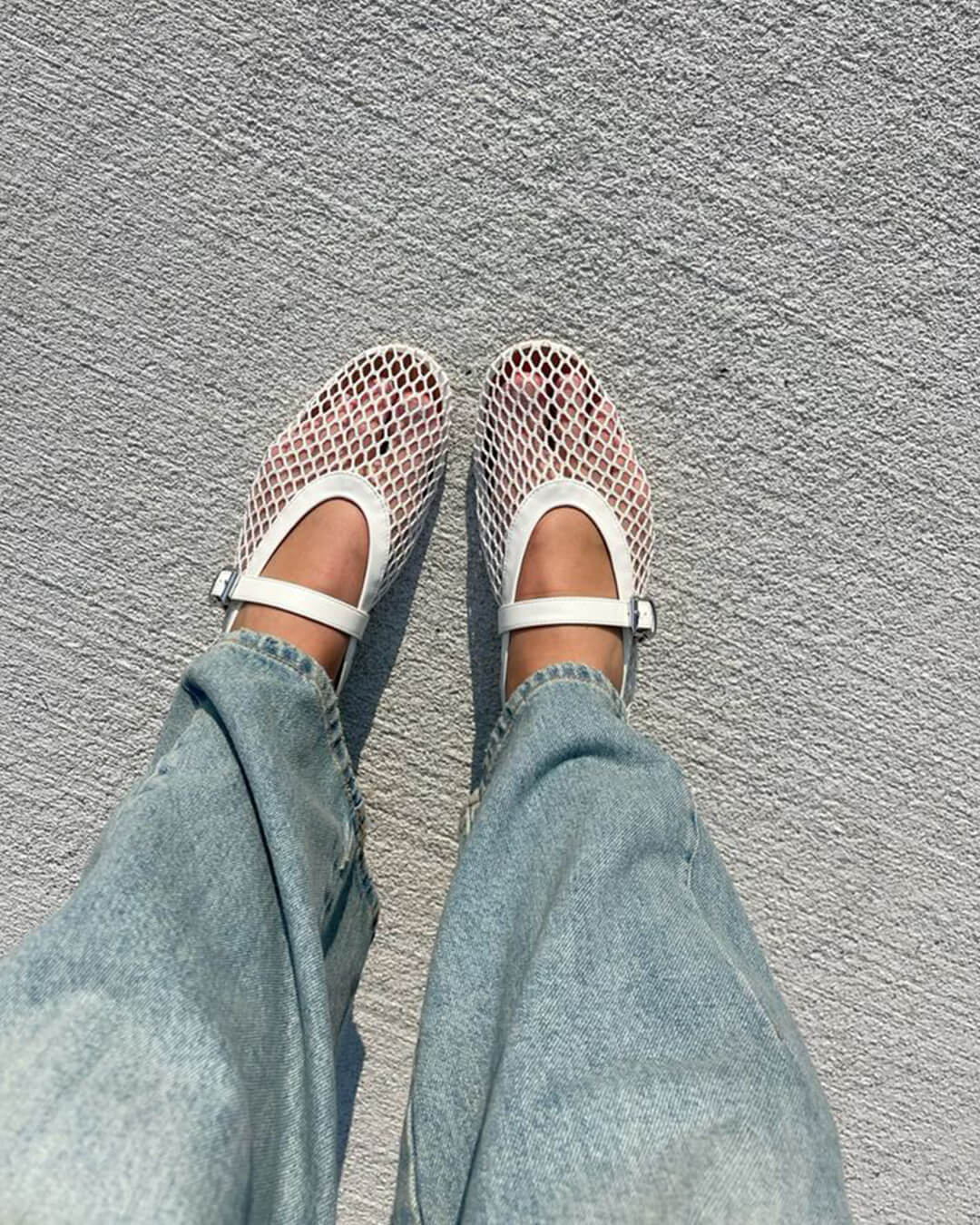 Margaux ballerina's van mesh