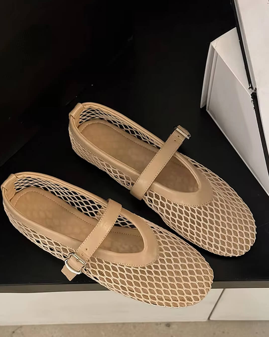 Margaux ballerina's van mesh