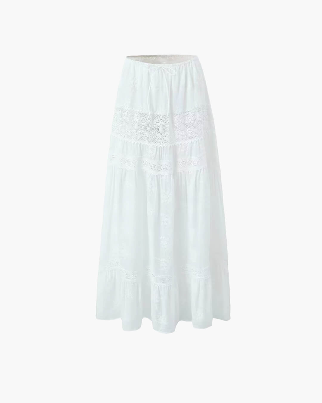 Bohemien set met crop-top en lange rok Margot