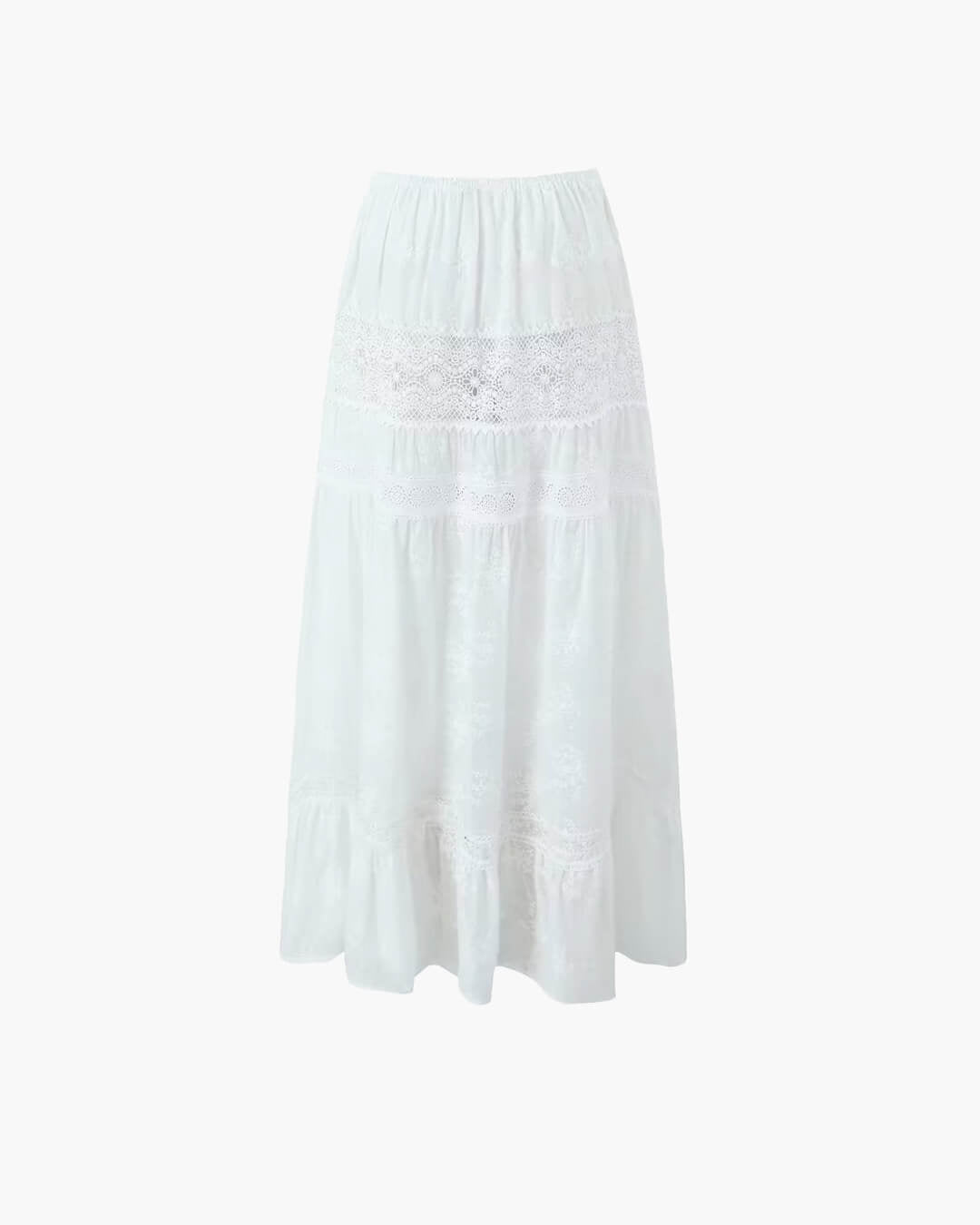 Bohemien set met crop-top en lange rok Margot