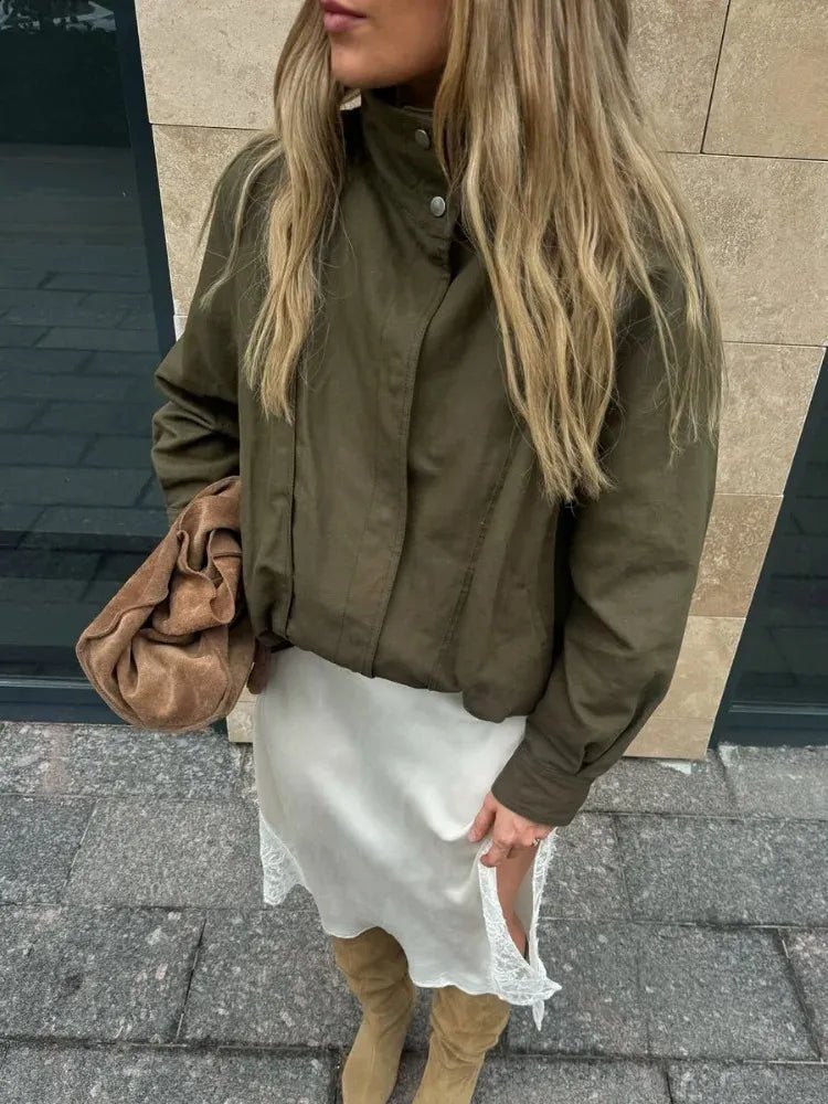 Margot bomberjack met gesp en riem
