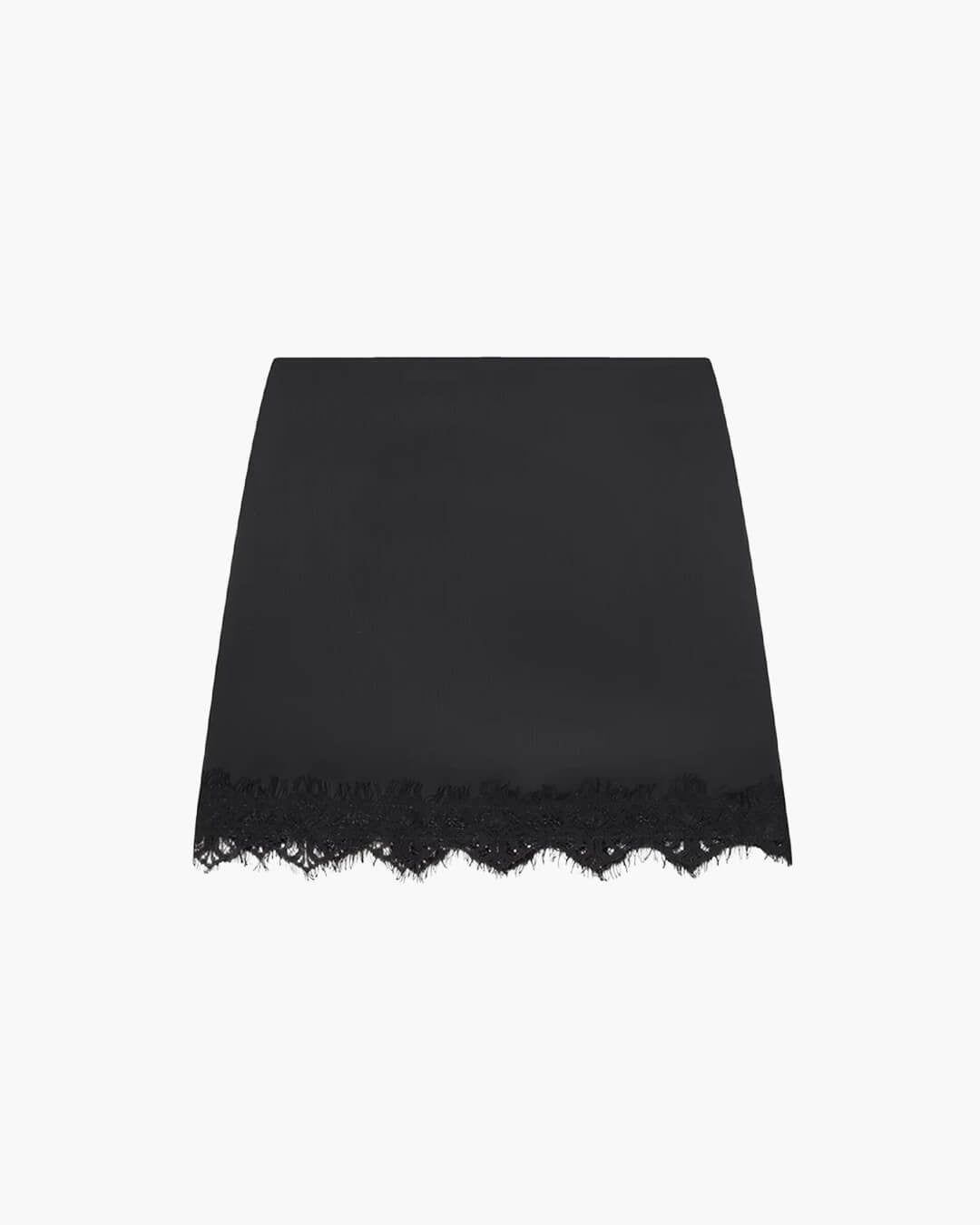 Marian kanten minirok met hoge taille