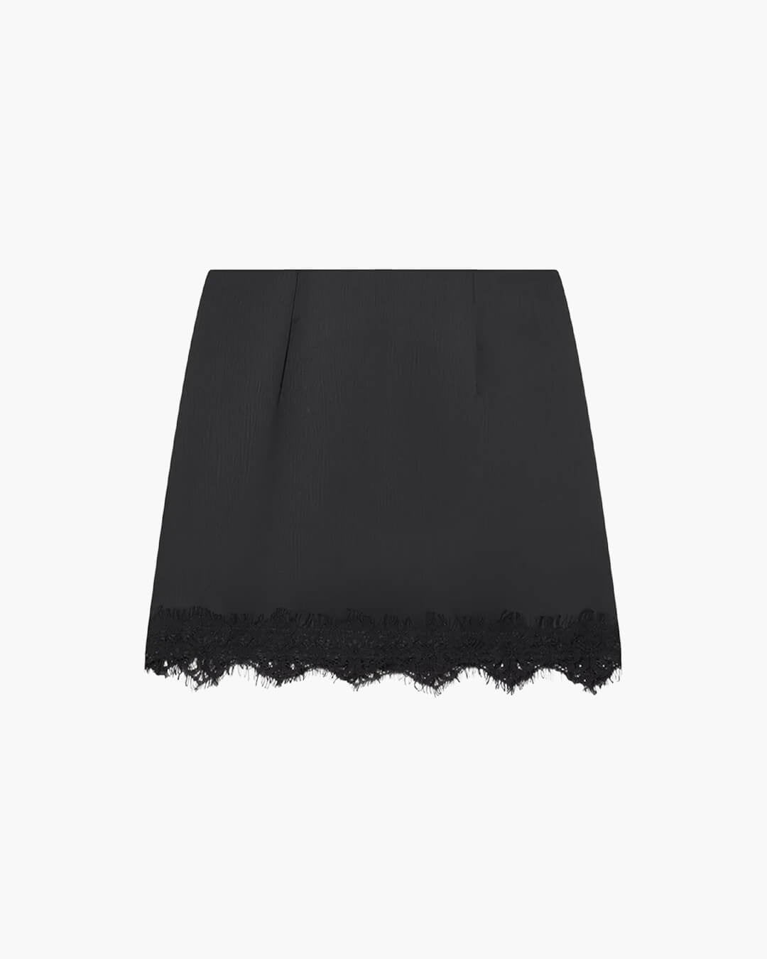Marian kanten minirok met hoge taille