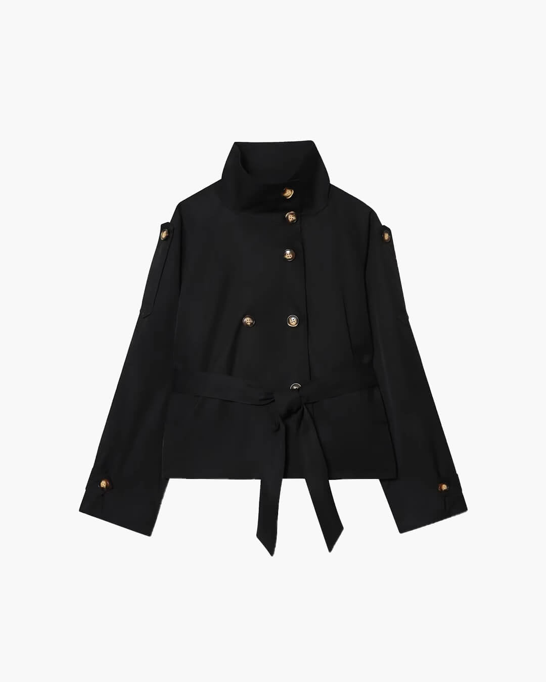 Marlene cropped trenchcoat