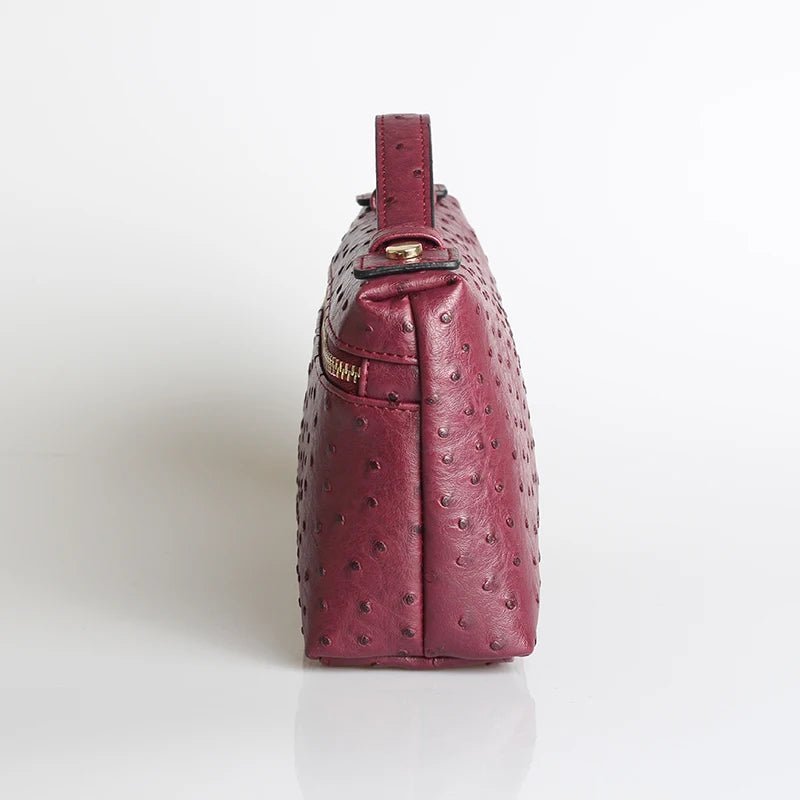 Marlene tas met struisvogelpatroon