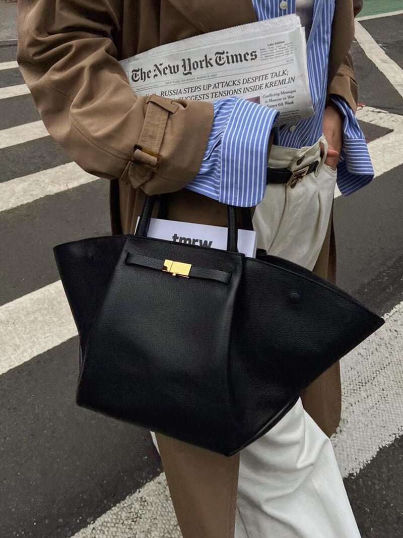 Melanie leren tas