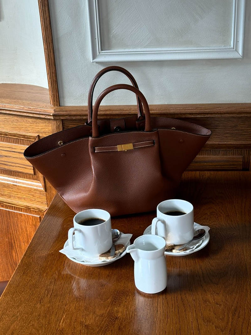 Melanie leren tas
