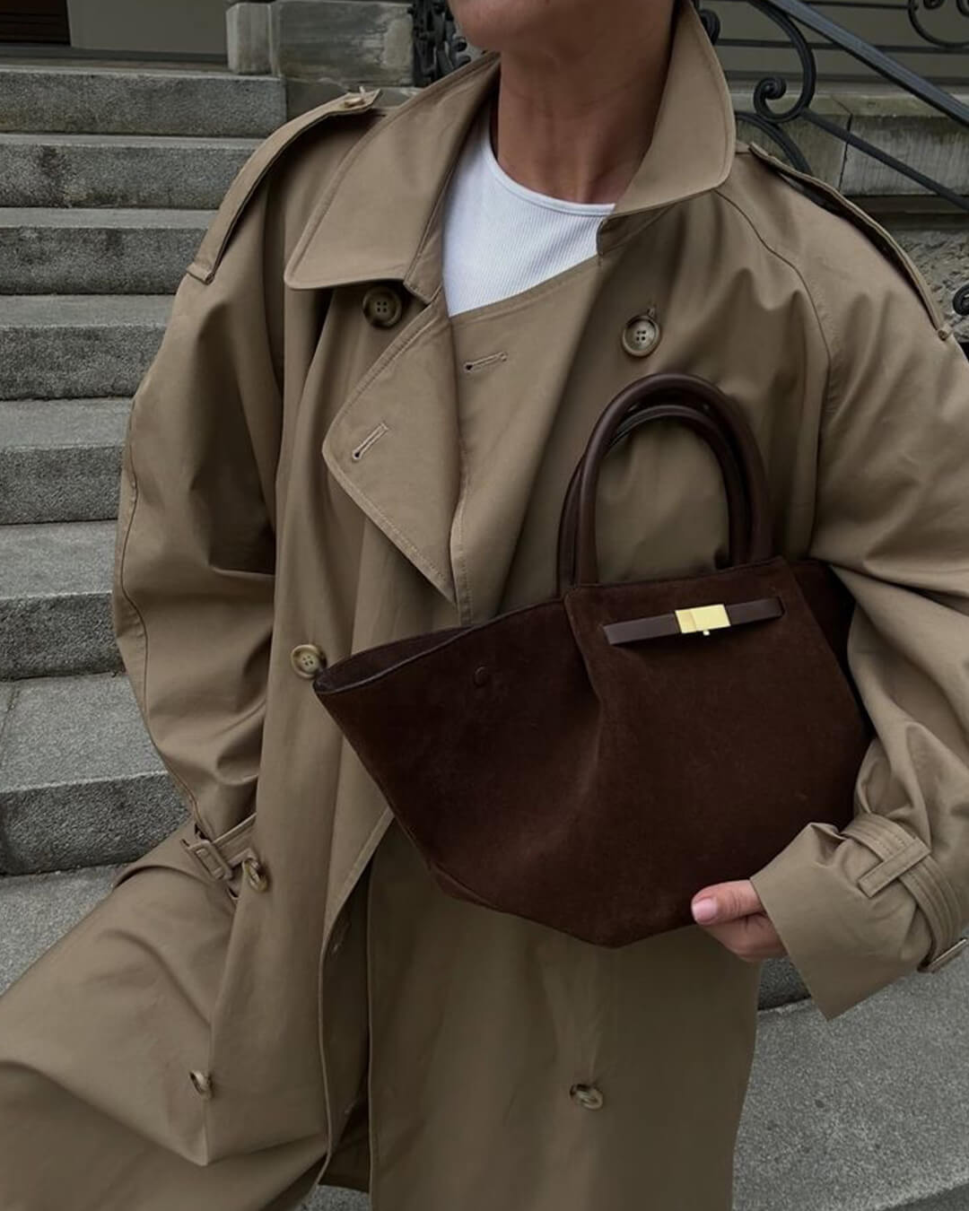 Melanie suède tas