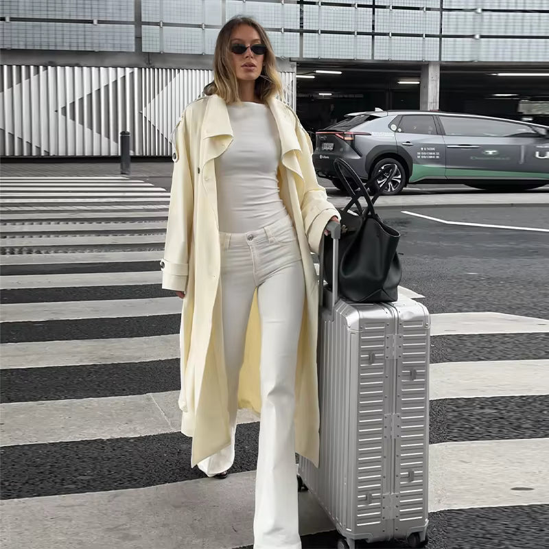 Trenchcoat met ceintuur van Melissa