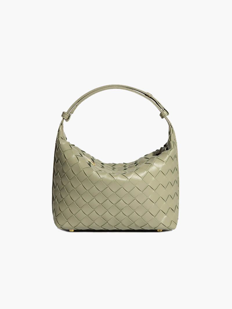Mini gevlochten tas Mica