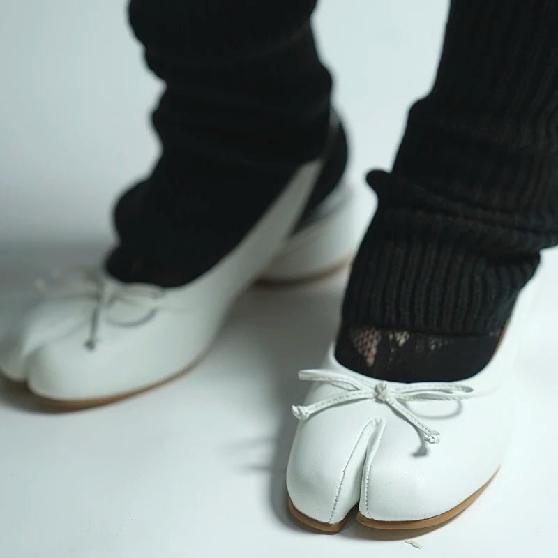 Miriam ballet-Mary-Jane-hakken met gespleten neus