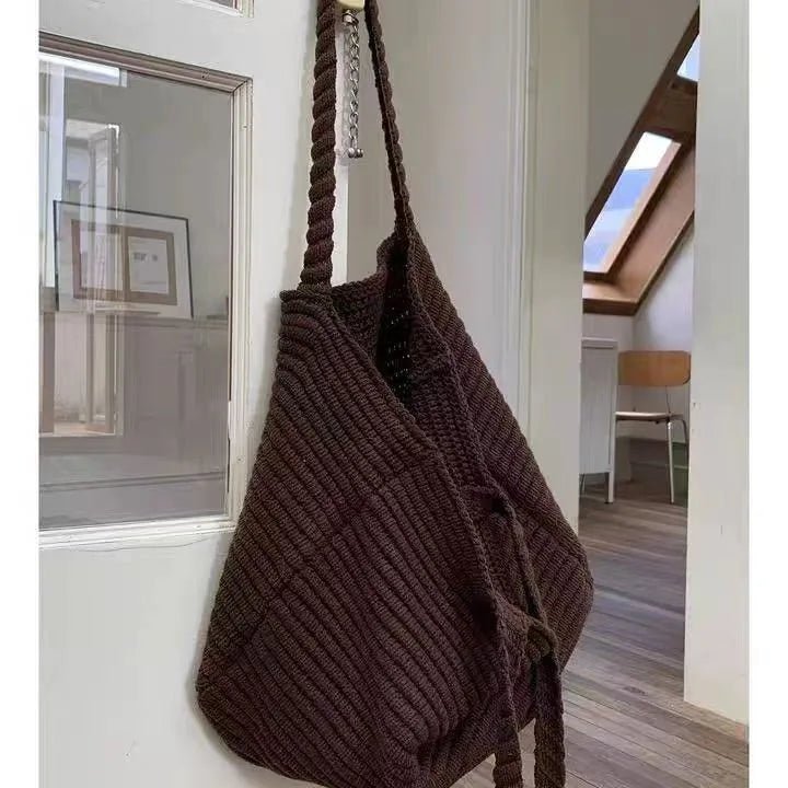 Morgan zachte gebreide crossbodytas