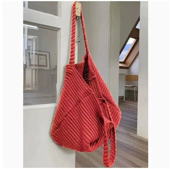 Morgan zachte gebreide crossbodytas