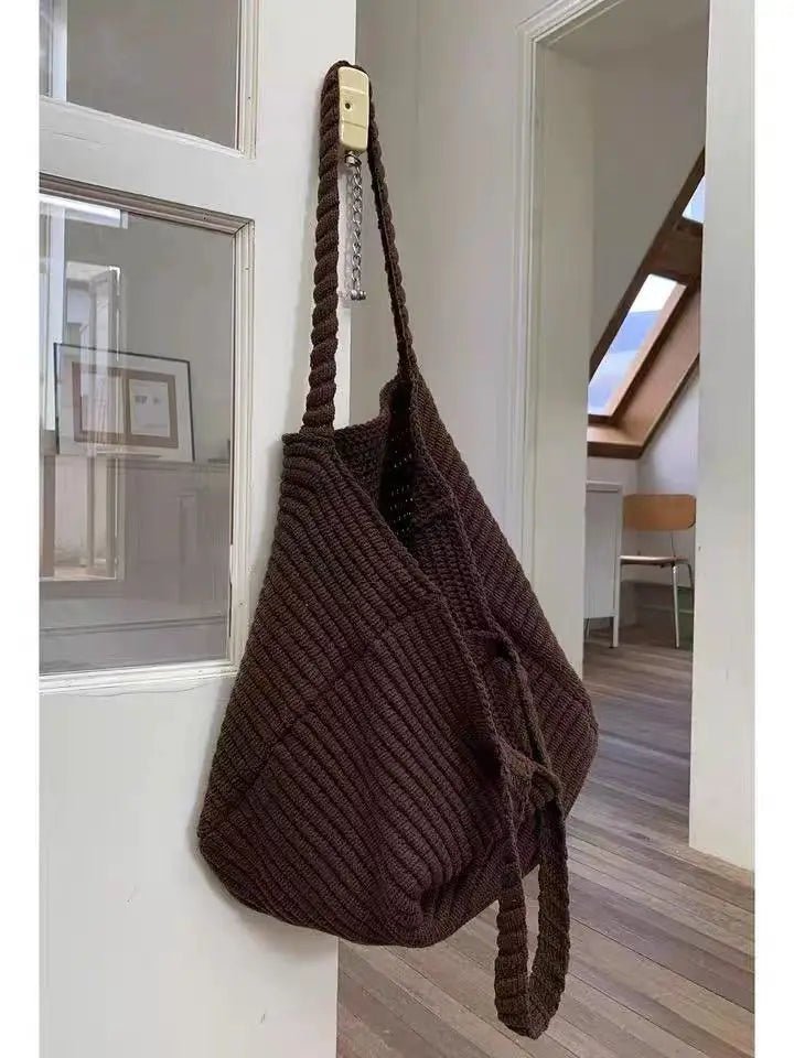 Morgan zachte gebreide crossbodytas