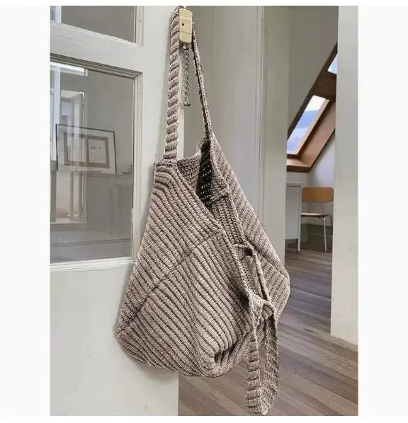 Morgan zachte gebreide crossbodytas