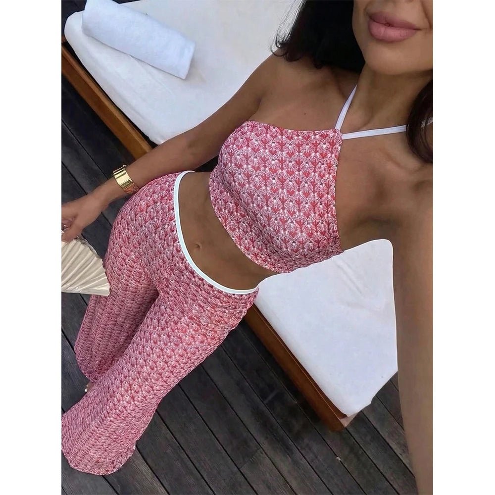 Natalie driedelige bikiniset met hoge hals