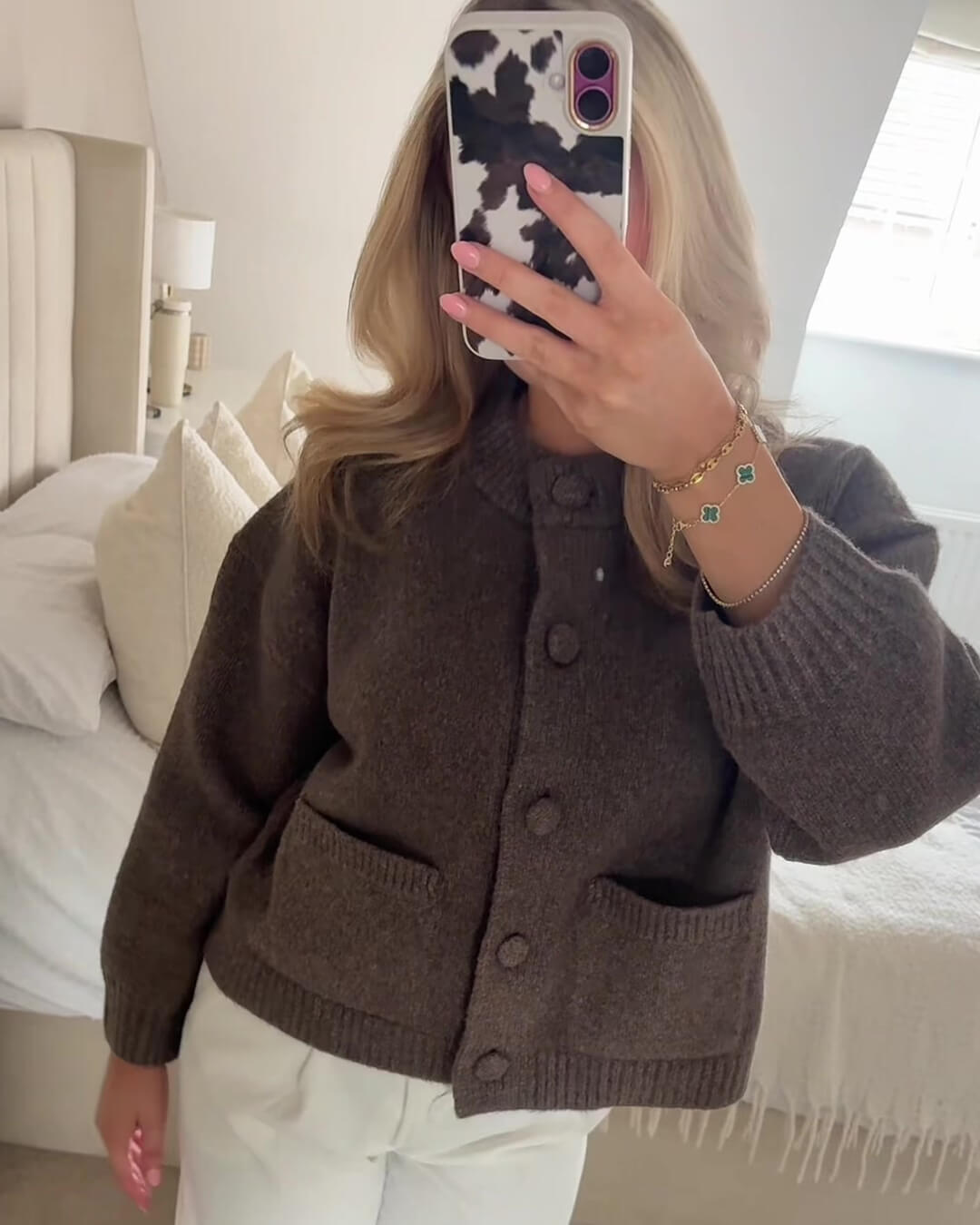 Nessa dik gebreid vest