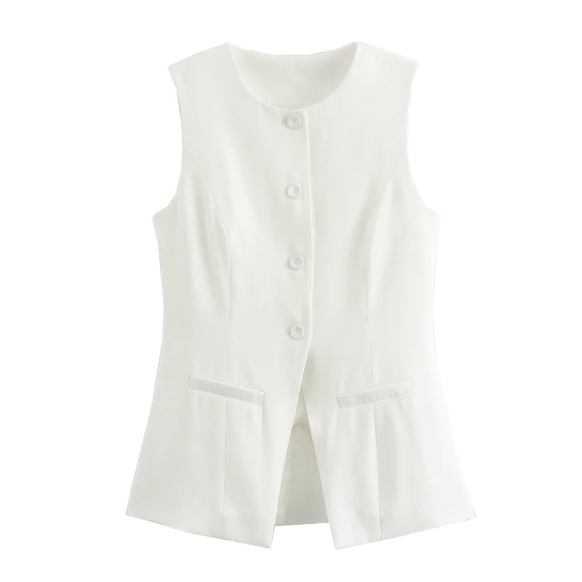 Priya vesttop met knopen