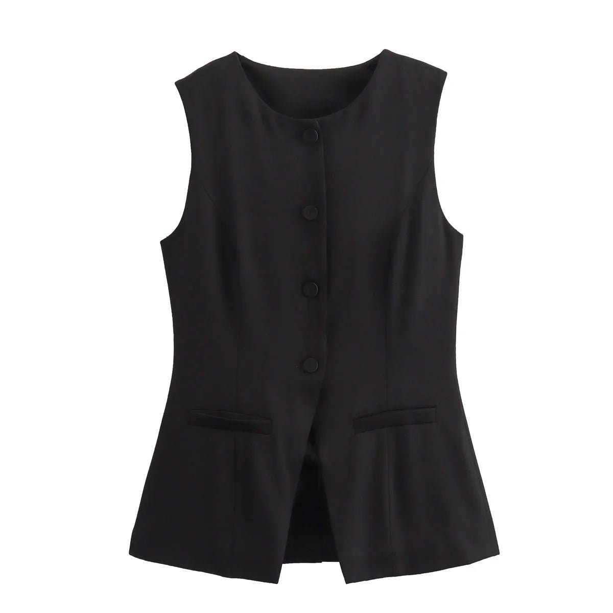 Priya vesttop met knopen