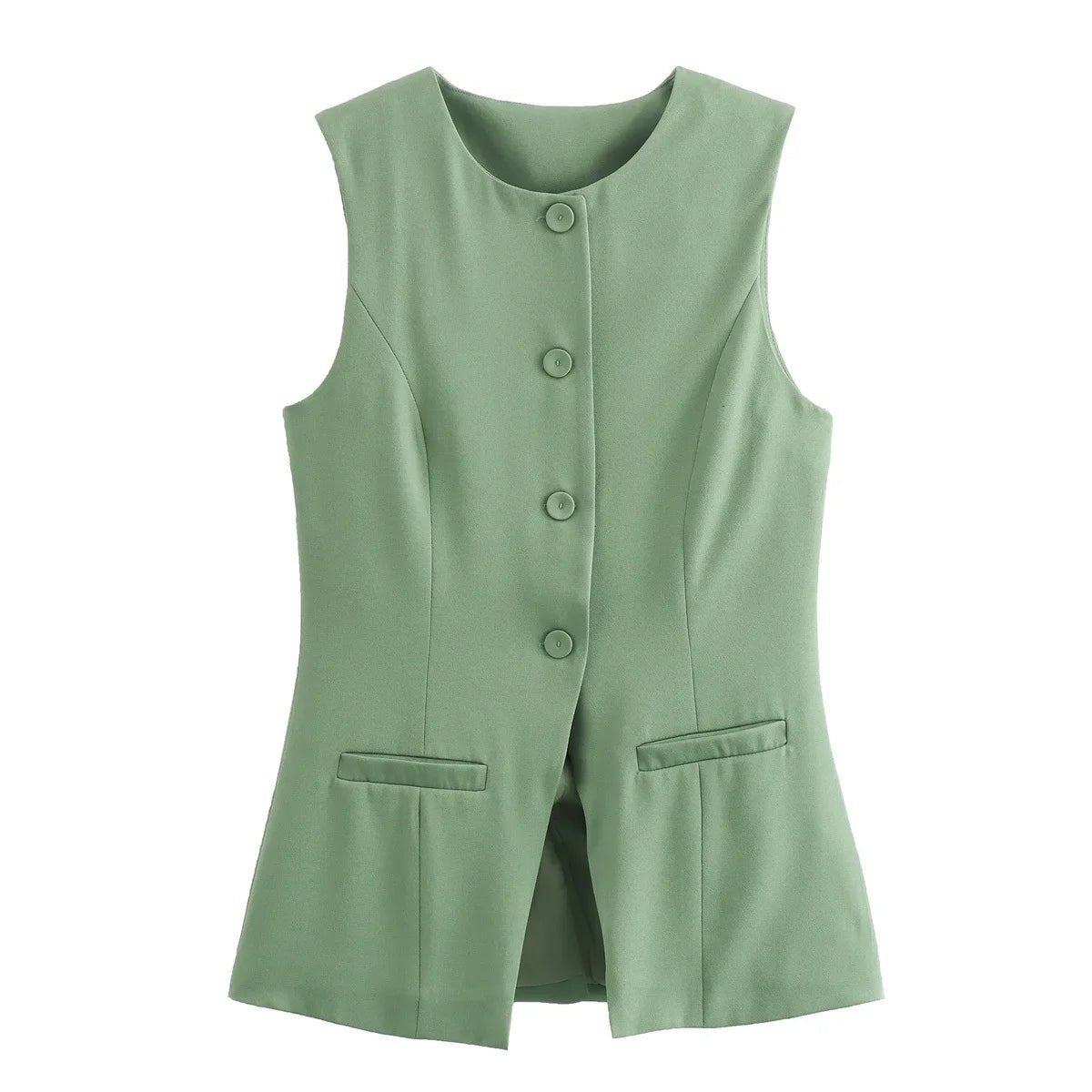 Priya vesttop met knopen