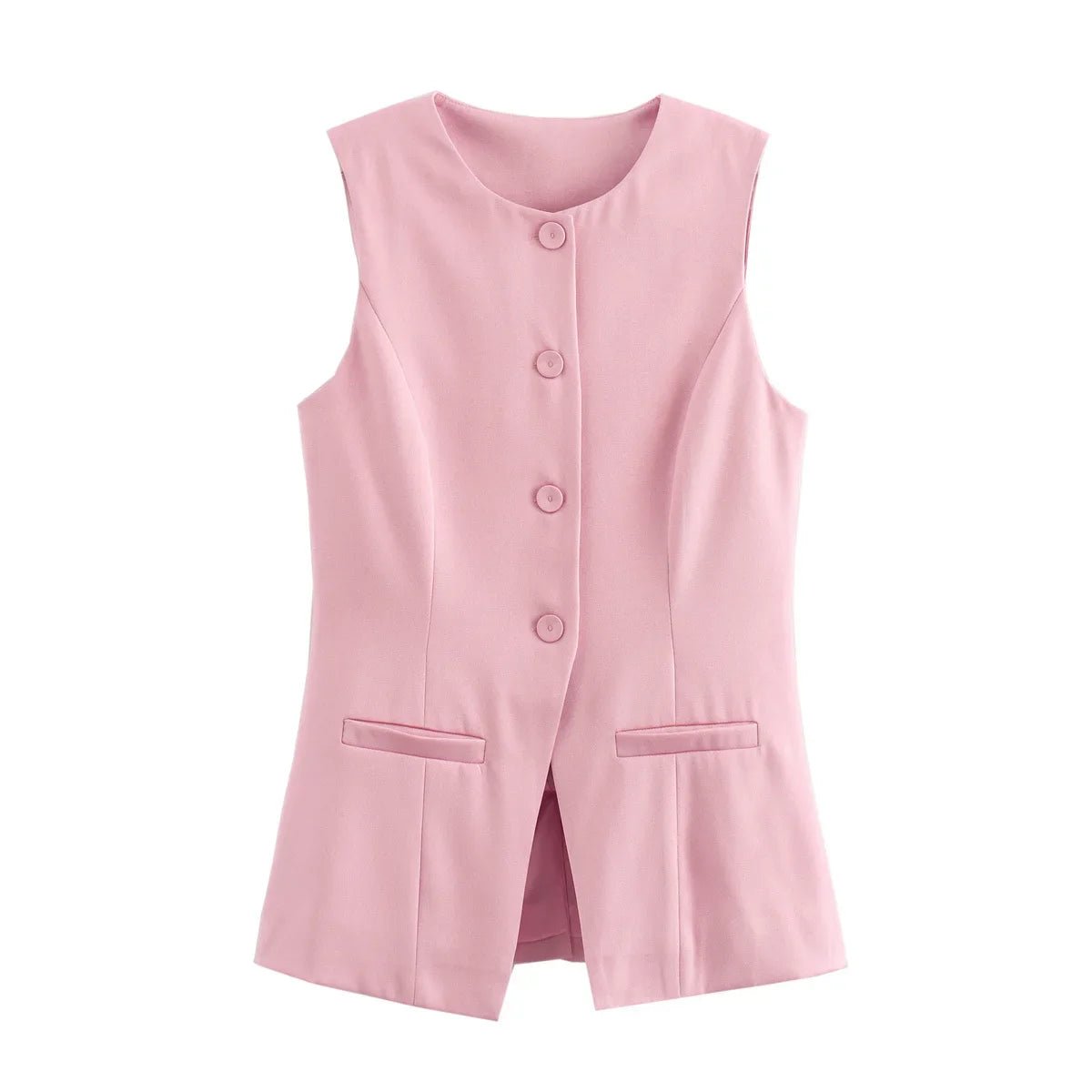 Priya vesttop met knopen
