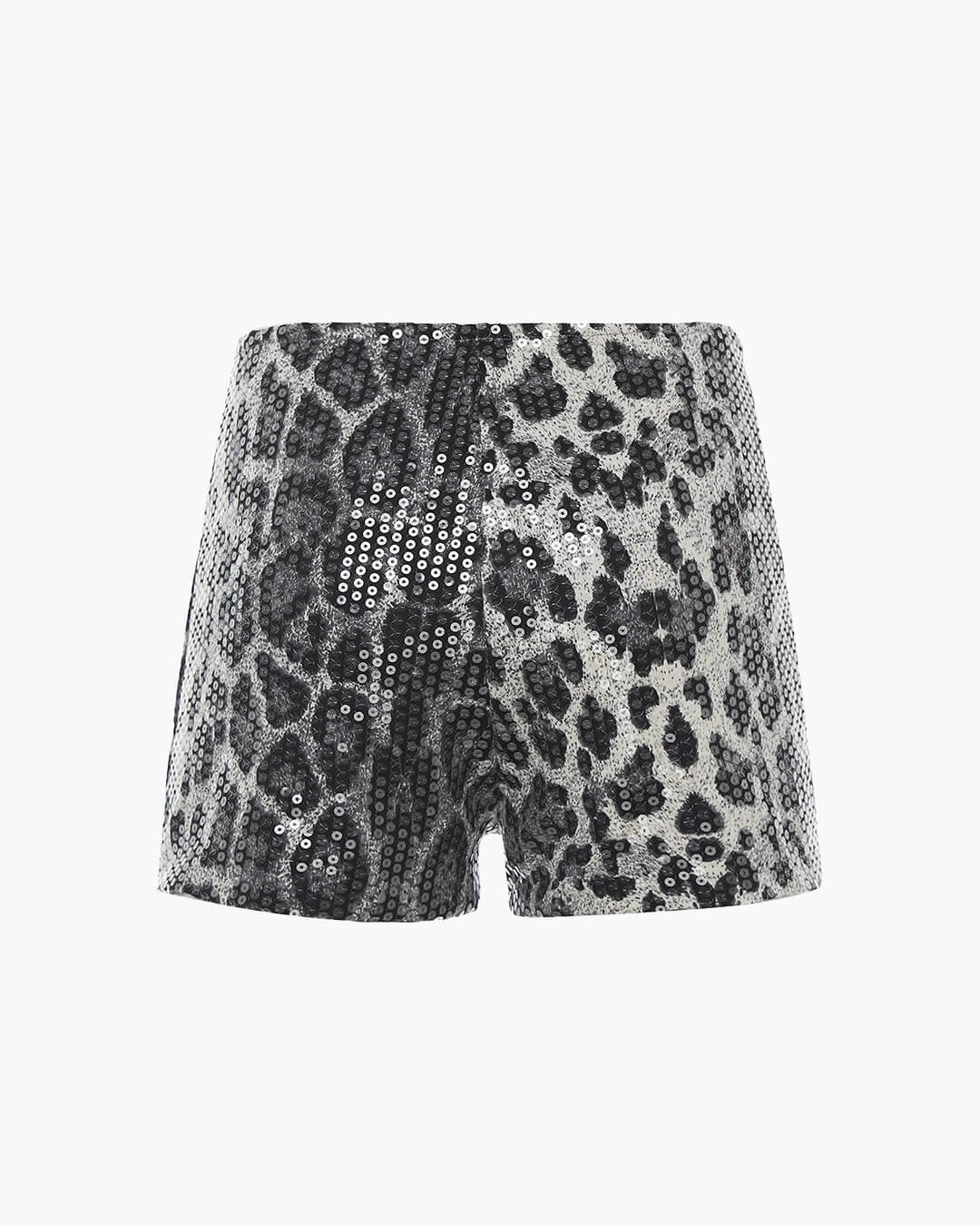 Quennie Leopard Sequin Shorts