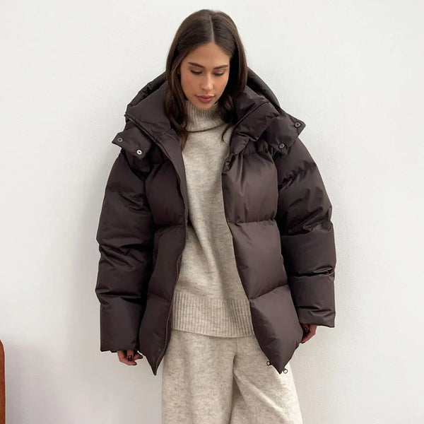 Gewatteerde oversized parka