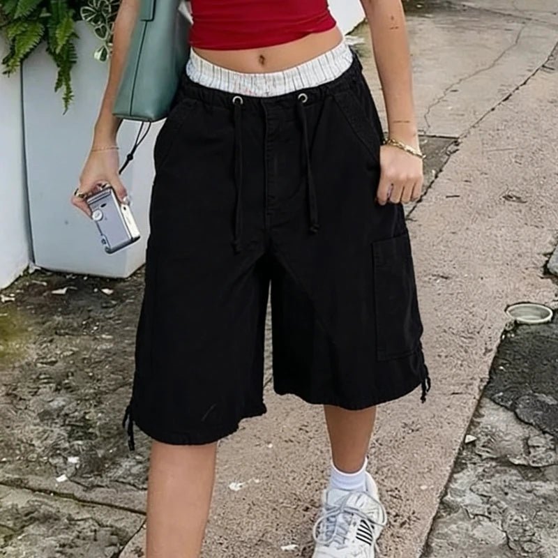 Riley baggy cargoshorts van denim