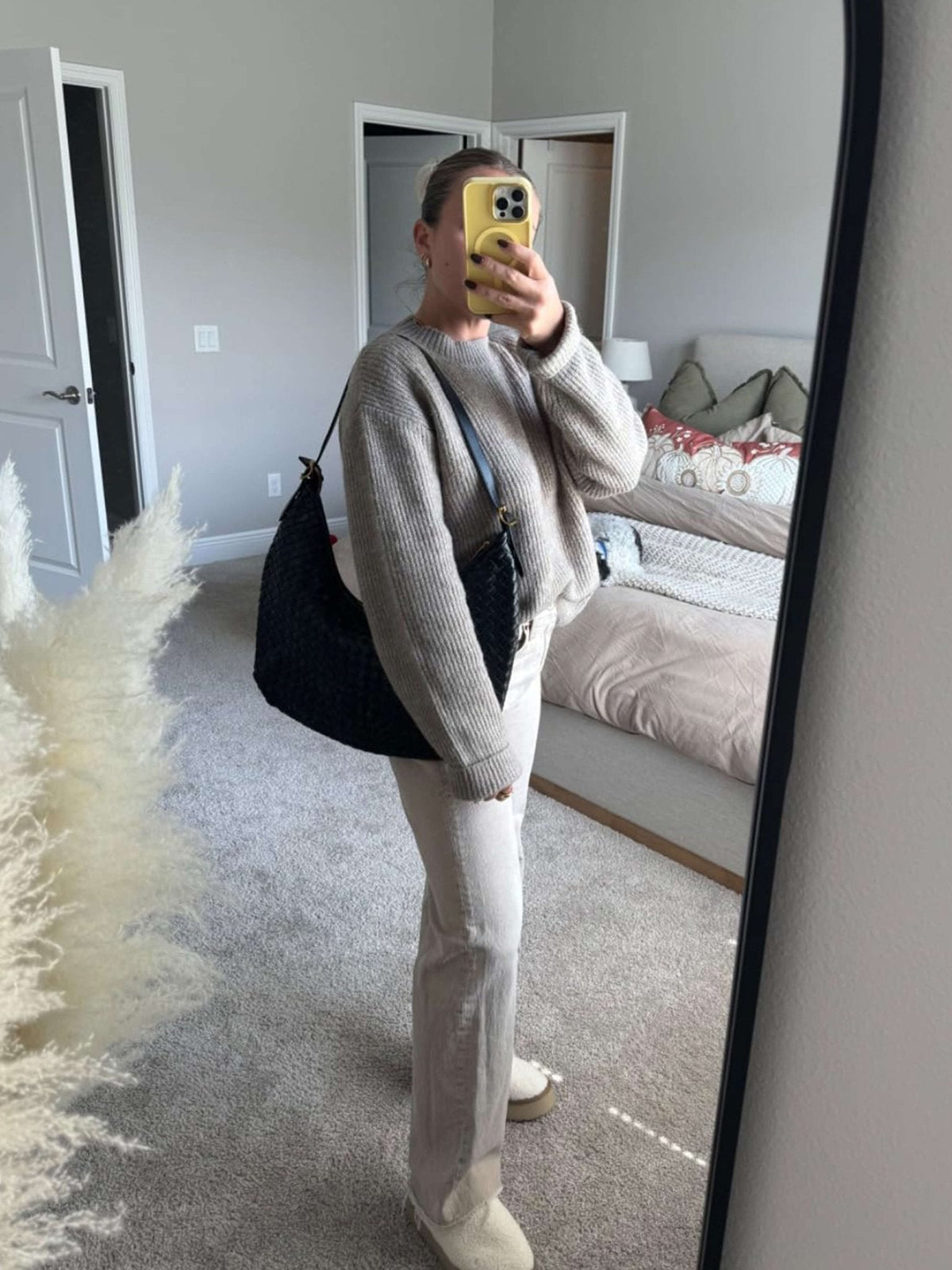 Scarlett geweven totebag
