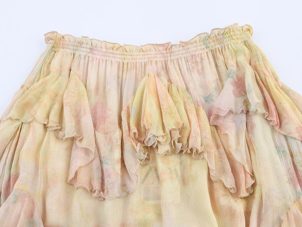 Serena boho-maxirok met laagjes