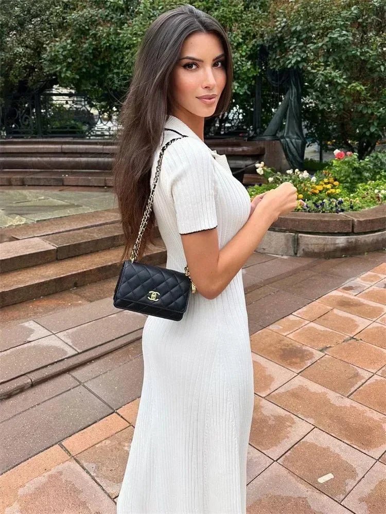 Serena gebreide tricotjurk