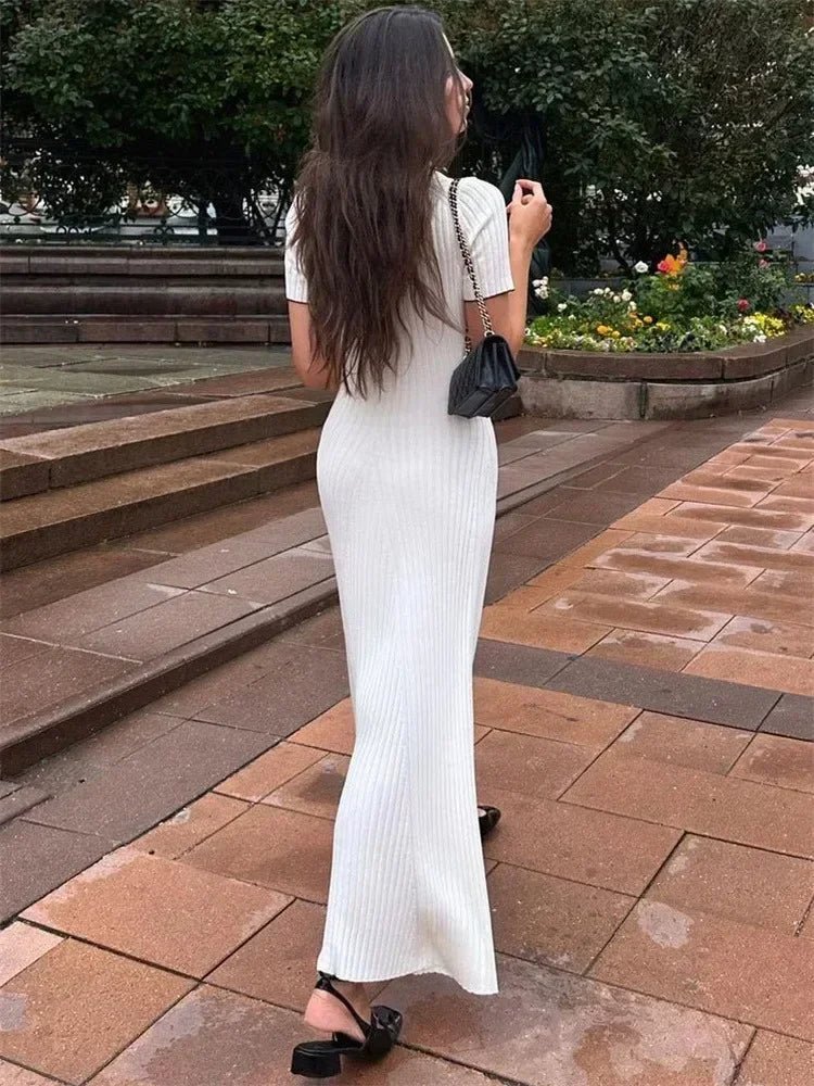 Serena gebreide tricotjurk