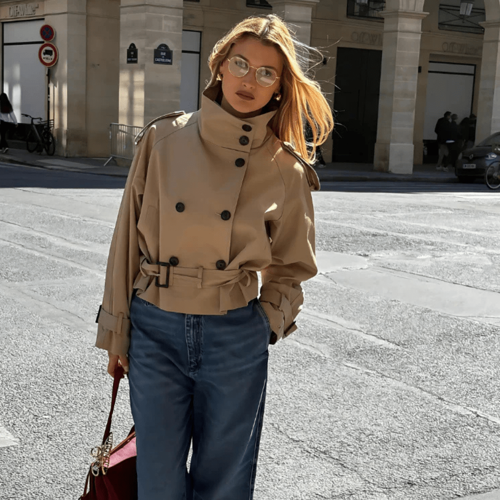 Korte trenchcoat Sofie