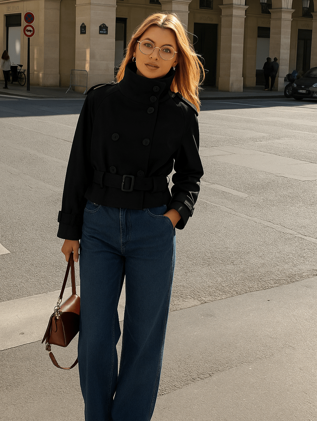Korte trenchcoat Sofie