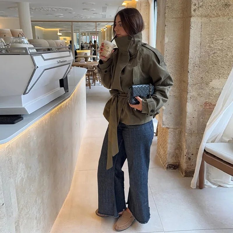 Sophia trenchcoat met riem