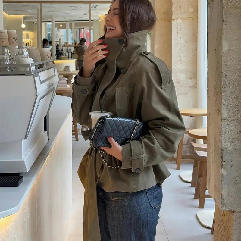 Sophia trenchcoat met riem