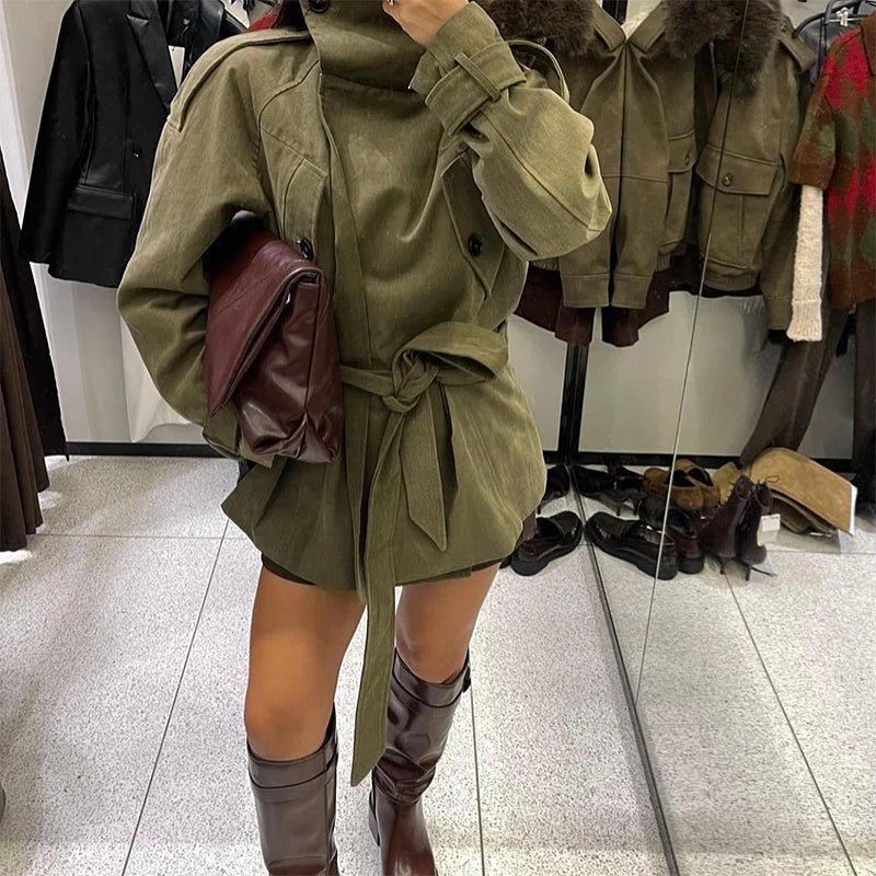 Sophia trenchcoat met riem