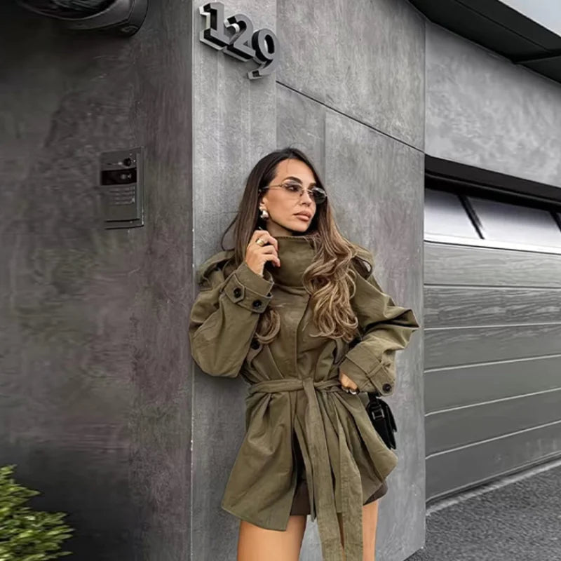 Sophia trenchcoat met riem