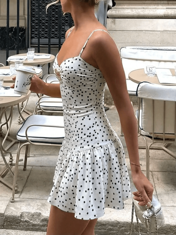 Sophia Polka Dot Mini Dress