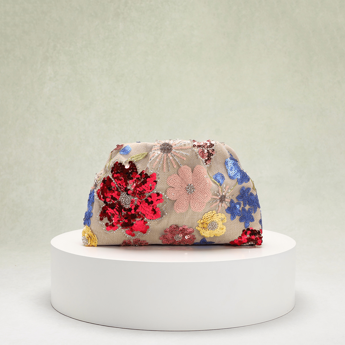 Sophia clutch met pailletten
