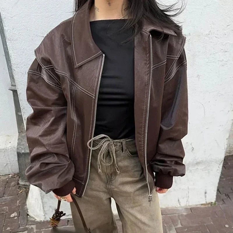 Sophia jas met rits en reverskraag
